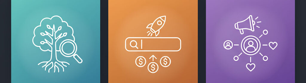 seo vs sem vs paid social bureau42