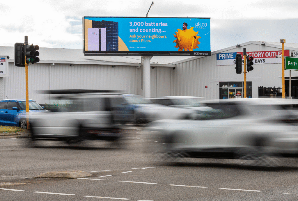 Plico energy billboard advertising